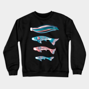 The Japanese spring koinobori Crewneck Sweatshirt